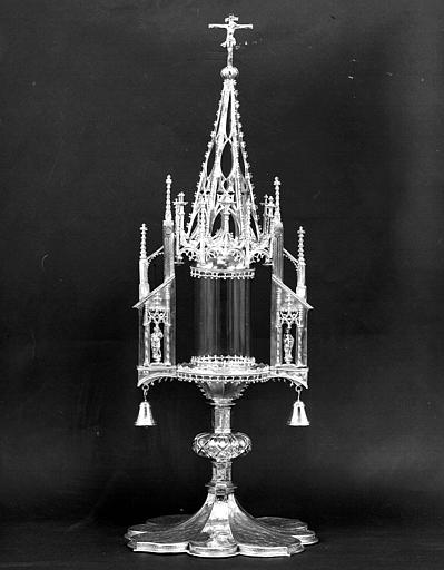 Monstrance en argent (face)