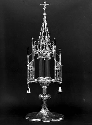 Monstrance en argent (revers)