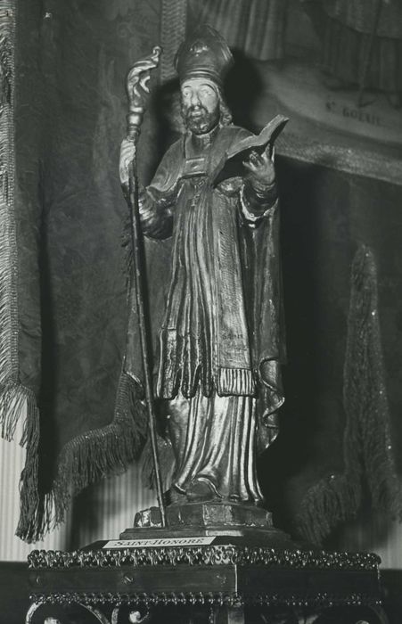 statue de confrérie : Saint Honoré - © Ministère de la Culture (France), Médiathèque du patrimoine et de la photographie, tous droits réservés