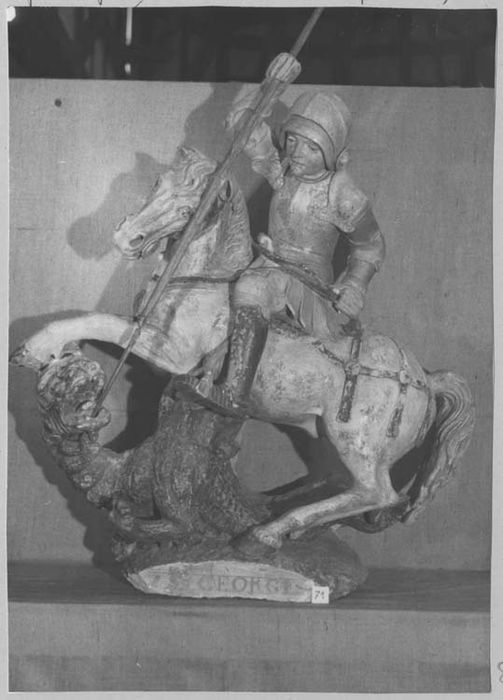 statue équestre : Saint Georges