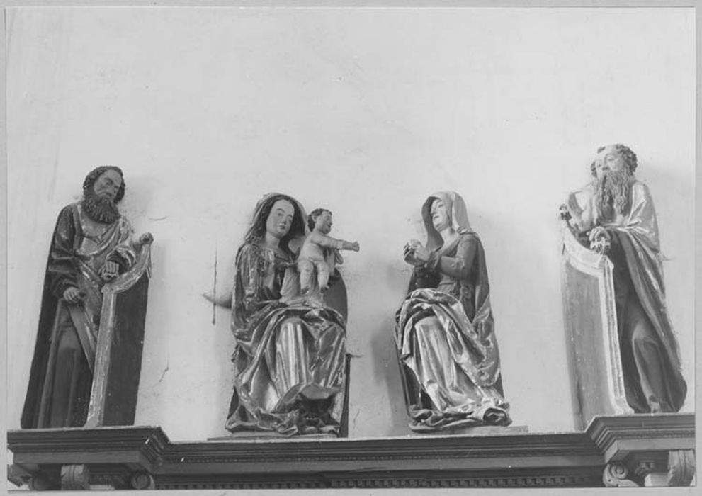 groupe sculpté : la Sainte Parenté - © Ministère de la Culture (France), Médiathèque du patrimoine et de la photographie, diffusion RMN-GP