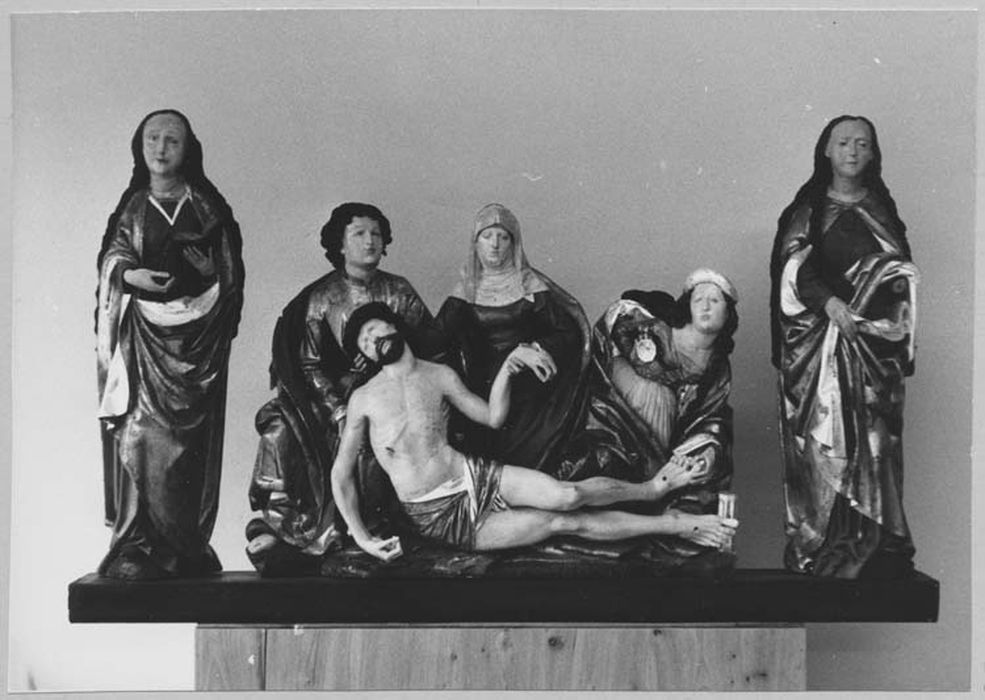 groupe sculpté : la Mise au tombeau - © Ministère de la Culture (France), Médiathèque du patrimoine et de la photographie, diffusion RMN-GP