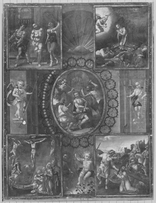 tableau : Les Mystères du Rosaire