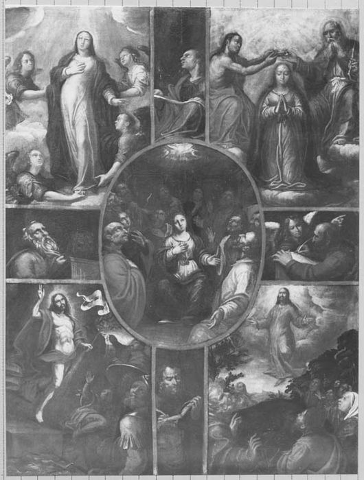 tableau : Les Mystères du Rosaire