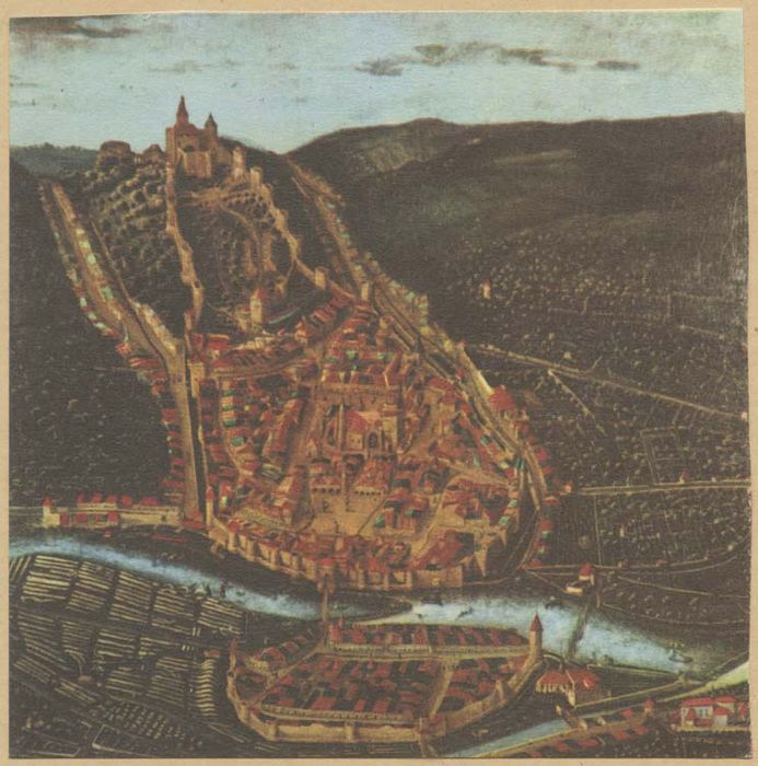 tableau : Vue de la ville d'Epinal en 1626 - © Ministère de la Culture (France), Médiathèque du patrimoine et de la photographie, diffusion RMN-GP