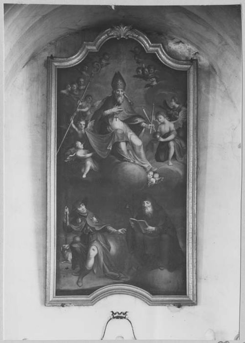 tableau : Saint Blaise, saint Roch et saint Antoine, cadre