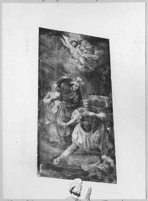 autel, retable, statue, tableau : Le Martyre de saint Gengoult