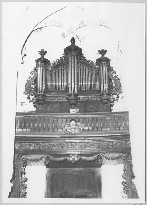 orgue de tribune : tribune et buffet d'orgue