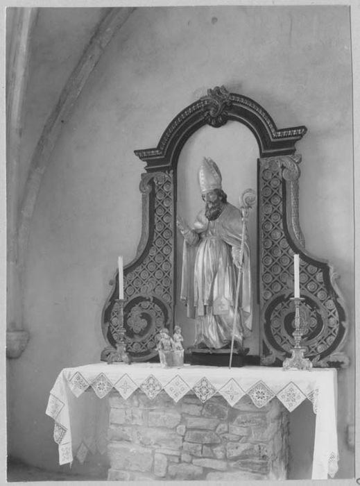 statue : Saint Nicolas, fragment de retable