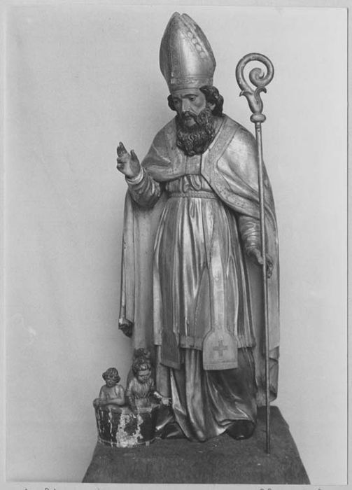 statue : Saint Nicolas, fragment de retable