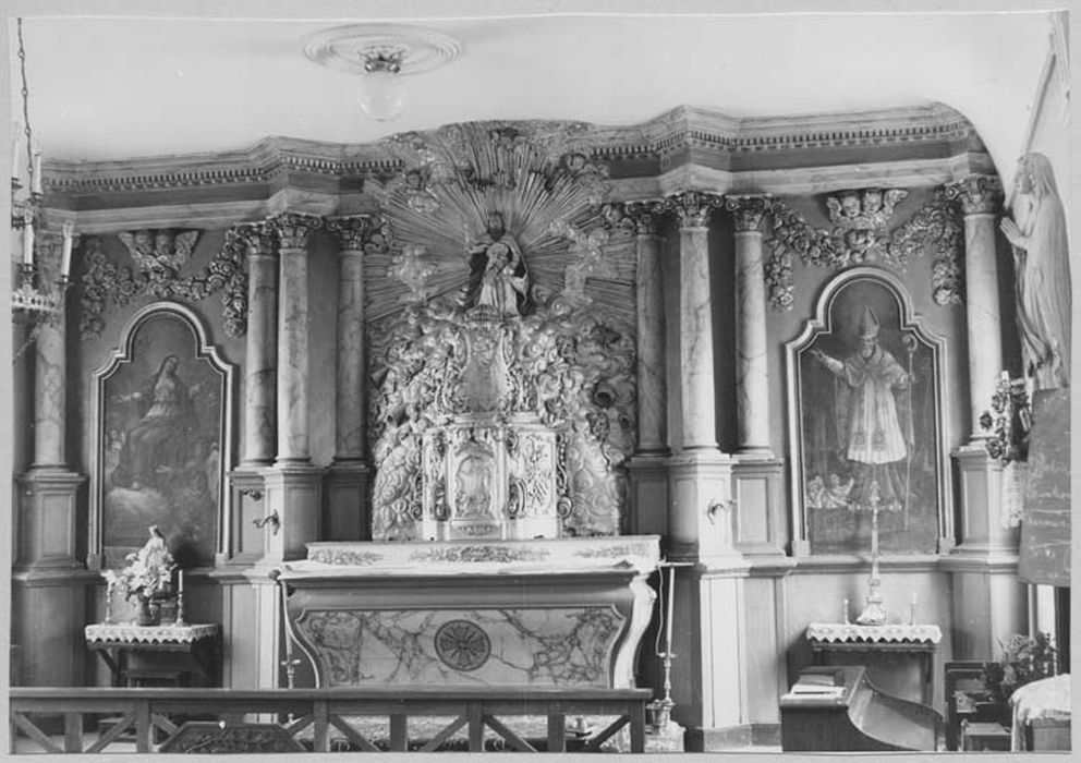 autel, retable, tabernacle (maître-autel)