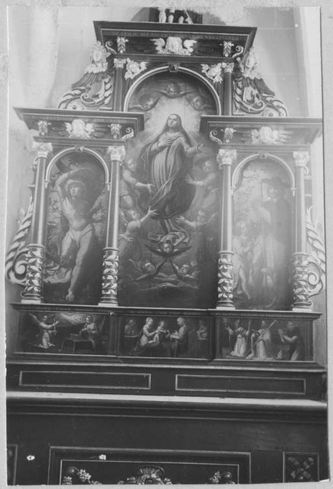 retable, prédelle