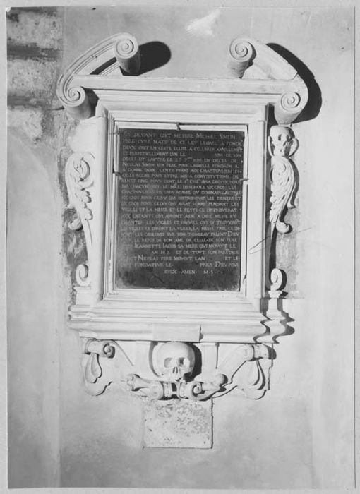 mémorial de Michel Simon, prêtre