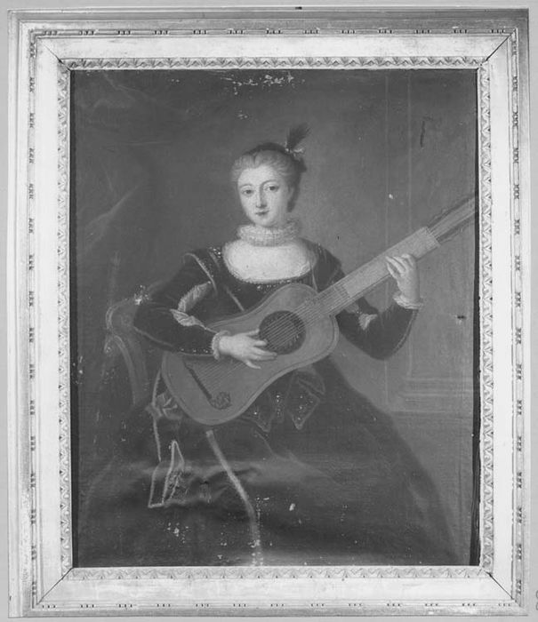 tableau : Princesse de Salm à la guitare - © Ministère de la Culture (France), Médiathèque du patrimoine et de la photographie, diffusion RMN-GP