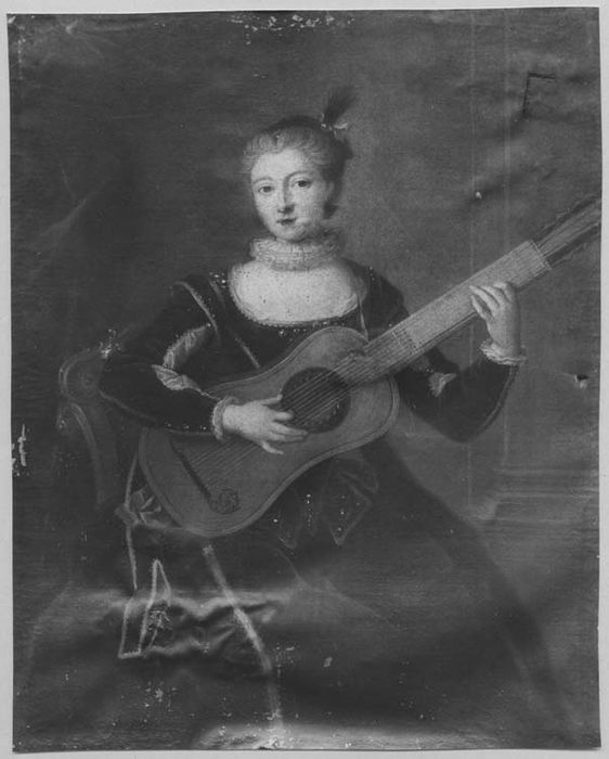 tableau : Princesse de Salm à la guitare