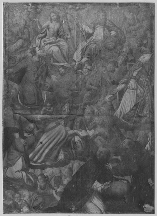 tableau : l'Apothéose de saint Martin