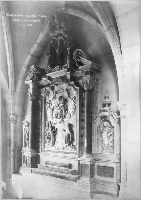 retable, bas-relief : Notre-Dame des chaînes