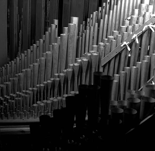 Orgue : Tuyauterie du récit expressif de l'orgue