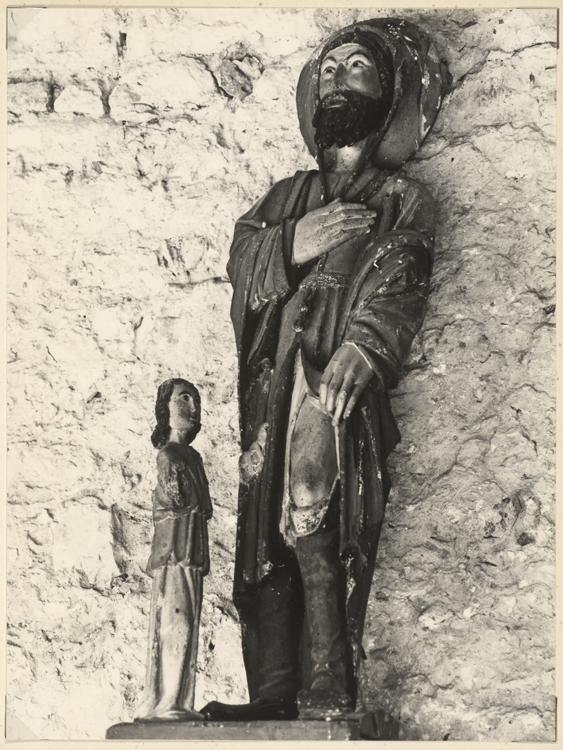 Statue : saint Roch ; Bois ; 16e siècle