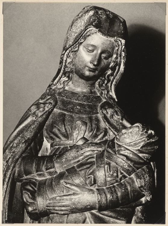 Statue : Vierge à L'enfant ; Pierre ; 15e siècle