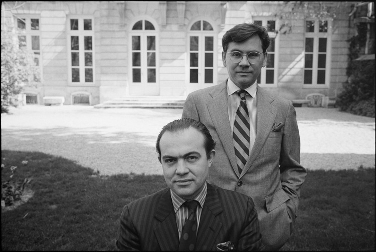 Christian Lacroix et Jean-Jacques Picart à l’ouverture de la maison de haute couture Christian Lacroix