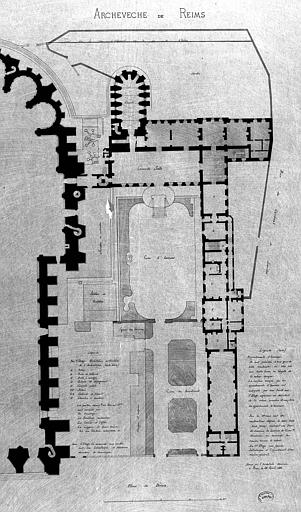 Plan général (plume, chine et lavis)