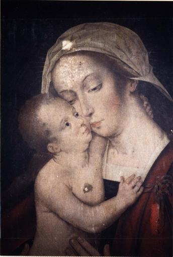 Tableau, cadre : Vierge à l'Enfant