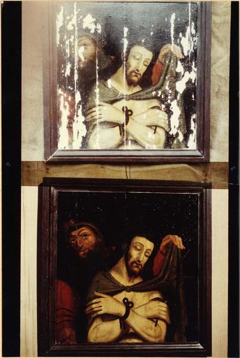 tableau : Ecce Homo, avant et après restauration