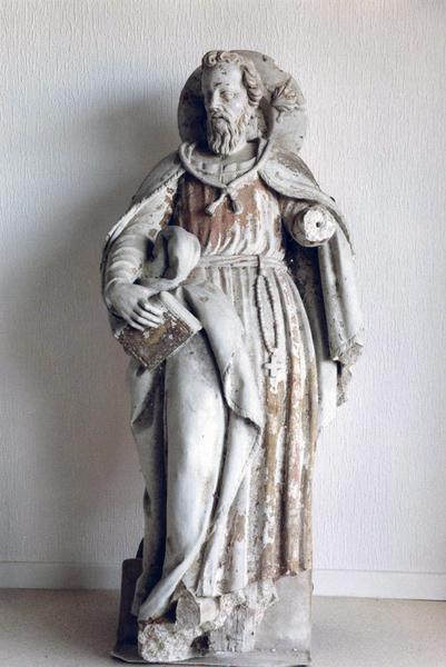 statue : saint Jacques, vue de face