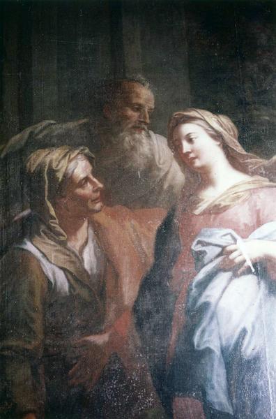 tableau, La Visitation, détail