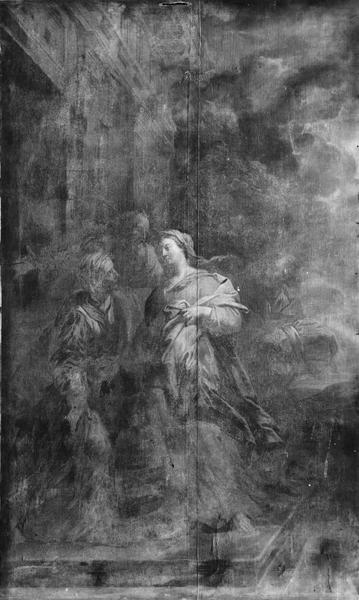 tableau, La Visitation, détail