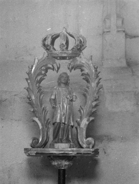 bâton de procession de confrérie : saint Vincent - © Ministère de la Culture (France), Médiathèque du patrimoine et de la photographie (objets mobiliers), tous droits réservés