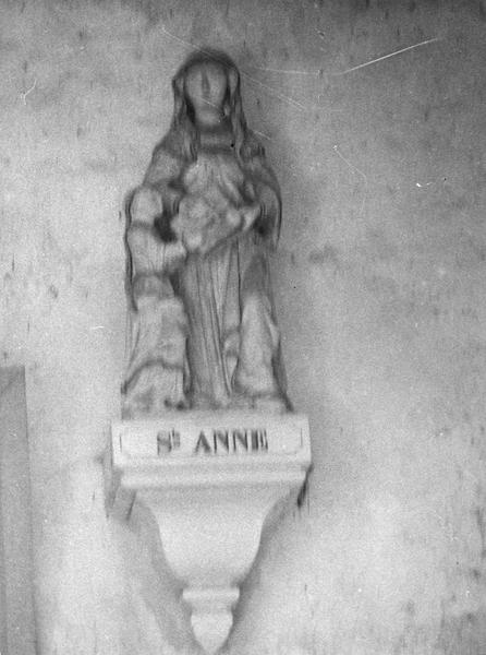 Groupe sculpté : Sainte Anne et la Vierge