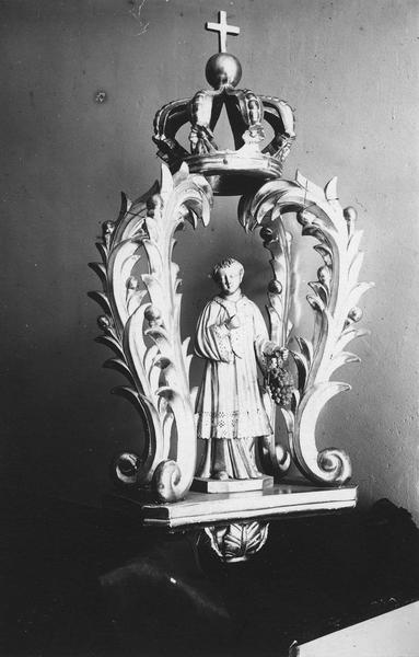 bâton de procession de confrérie : saint Vincent