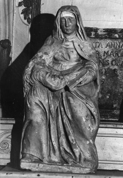 groupe sculpté : sainte Anne et la Vierge