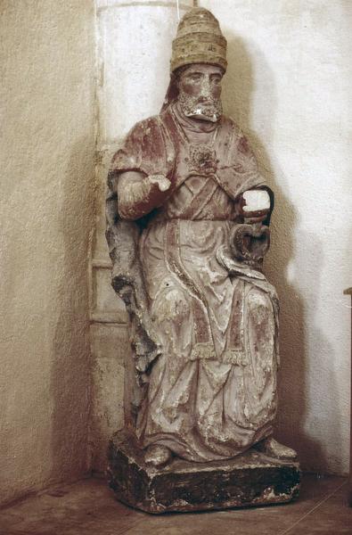 statue : saint Pierre, pape - © Ministère de la Culture (France), Médiathèque du patrimoine et de la photographie (objets mobiliers), tous droits réservés