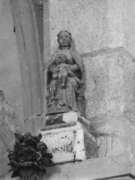 Statuette : Vierge à l'Enfant