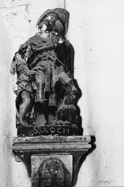 statue : saint Roch - © Ministère de la Culture (France), Médiathèque du patrimoine et de la photographie (objets mobiliers), tous droits réservés