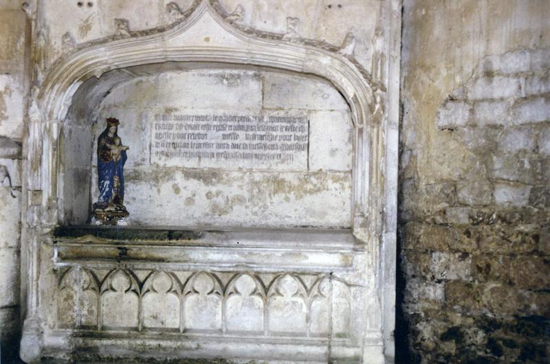 plaque commémorative de Nicolas le Goulier - © Ministère de la Culture (France), Médiathèque du patrimoine et de la photographie (objets mobiliers), tous droits réservés