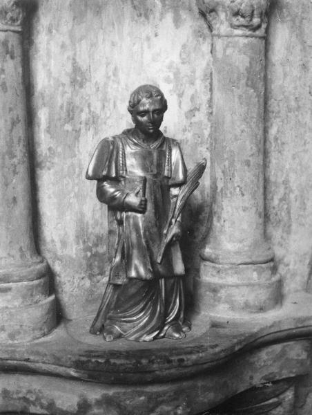 statue : saint Vincent - © Ministère de la Culture (France), Médiathèque du patrimoine et de la photographie (objets mobiliers), tous droits réservés