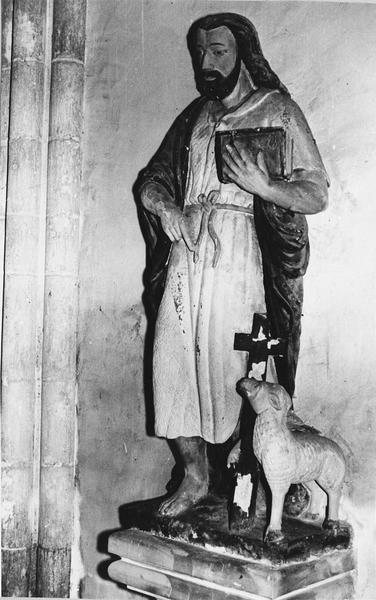 statue : saint Jean-Baptiste - © Ministère de la Culture (France), Médiathèque du patrimoine et de la photographie (objets mobiliers), tous droits réservés