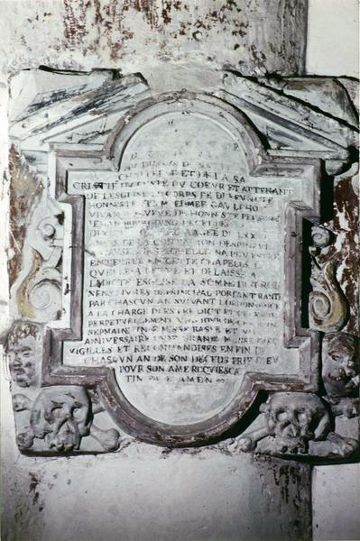 plaque funéraire d'Edmée Gaulchot - © Ministère de la Culture (France), Médiathèque du patrimoine et de la photographie (objets mobiliers), tous droits réservés