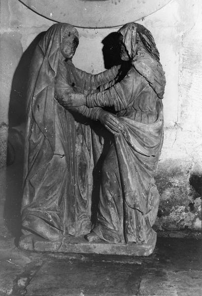 groupe sculpté : La Visitation