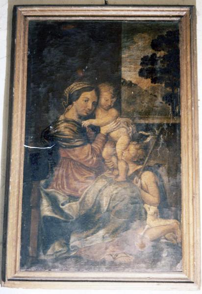 tableau : Vierge à l'Enfant et saint Jean-Baptiste