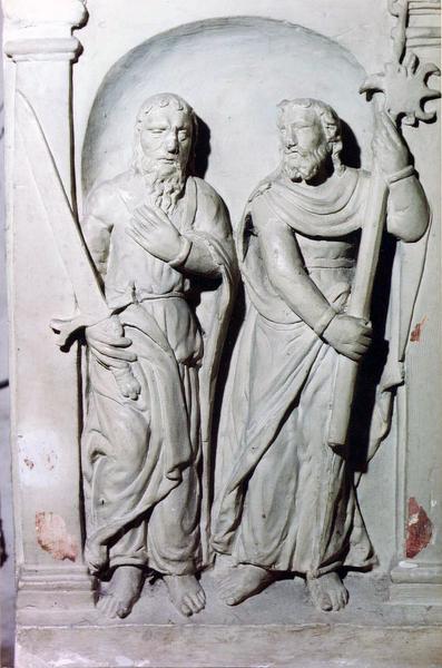 devant d'autel : Le Collège apostolique, détail - © Ministère de la Culture (France), Médiathèque du patrimoine et de la photographie (objets mobiliers), tous droits réservés