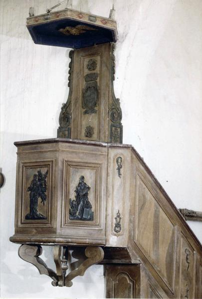 chaire à prêcher - © Ministère de la Culture (France), Médiathèque du patrimoine et de la photographie (objets mobiliers), tous droits réservés