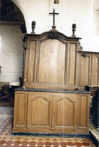 lambris de revêtement, stalles, banc d'oeuvre, bancs de fidèles - © Ministère de la Culture (France), Médiathèque du patrimoine et de la photographie (objets mobiliers), tous droits réservés