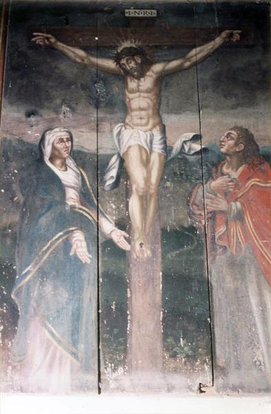 tableau : Calvaire, le Christ en croix