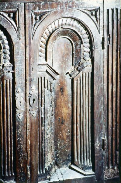 armoire liturgique, détail - © Ministère de la Culture (France), Médiathèque du patrimoine et de la photographie (objets mobiliers), tous droits réservés