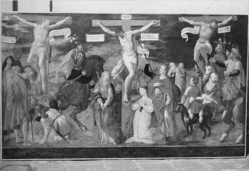 tableau : Crucifixion - © Ministère de la Culture (France), Médiathèque du patrimoine et de la photographie (objets mobiliers), tous droits réservés